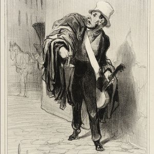 Honoré Daumier Le Marchand d'habits 1842 LACMA
