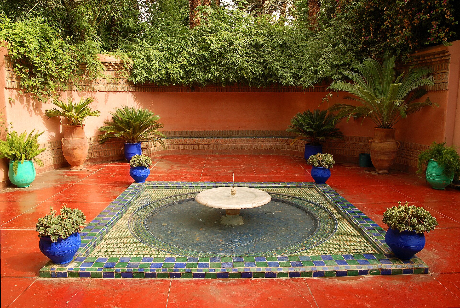Les Jardins de la Culture. Jardins 12. Le jardin Majorelle à Marrakech