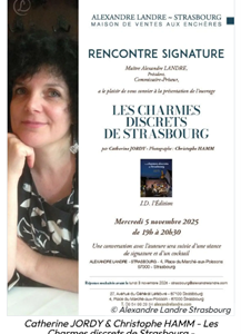 Rencontre autour des Charmes discrets de Strasbourg chez Alexandre Landre