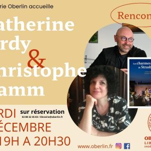 Rencontre à la Librairie Oberlin autour des Charmes discrets de Strasbourg